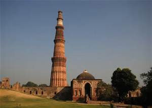 Qutub-Minar, a  UNESCO World Heritage Site