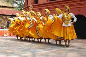 Women performing a folk dance
