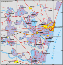Pondicherry City Map 