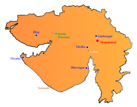 Lothal In India Map Indian Century - Tour Gujarat