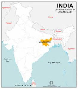 JHARKHAND  LOCATOR  MAP